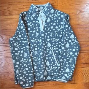 Orvis Floral Button-Up Pullover